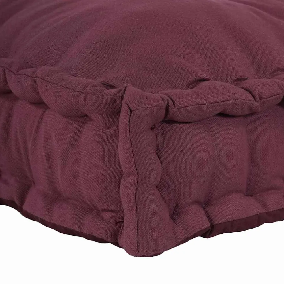 vidaXL Pallet Sofa Kussen Bordeaux 120 x 80 x 12 cm Stof