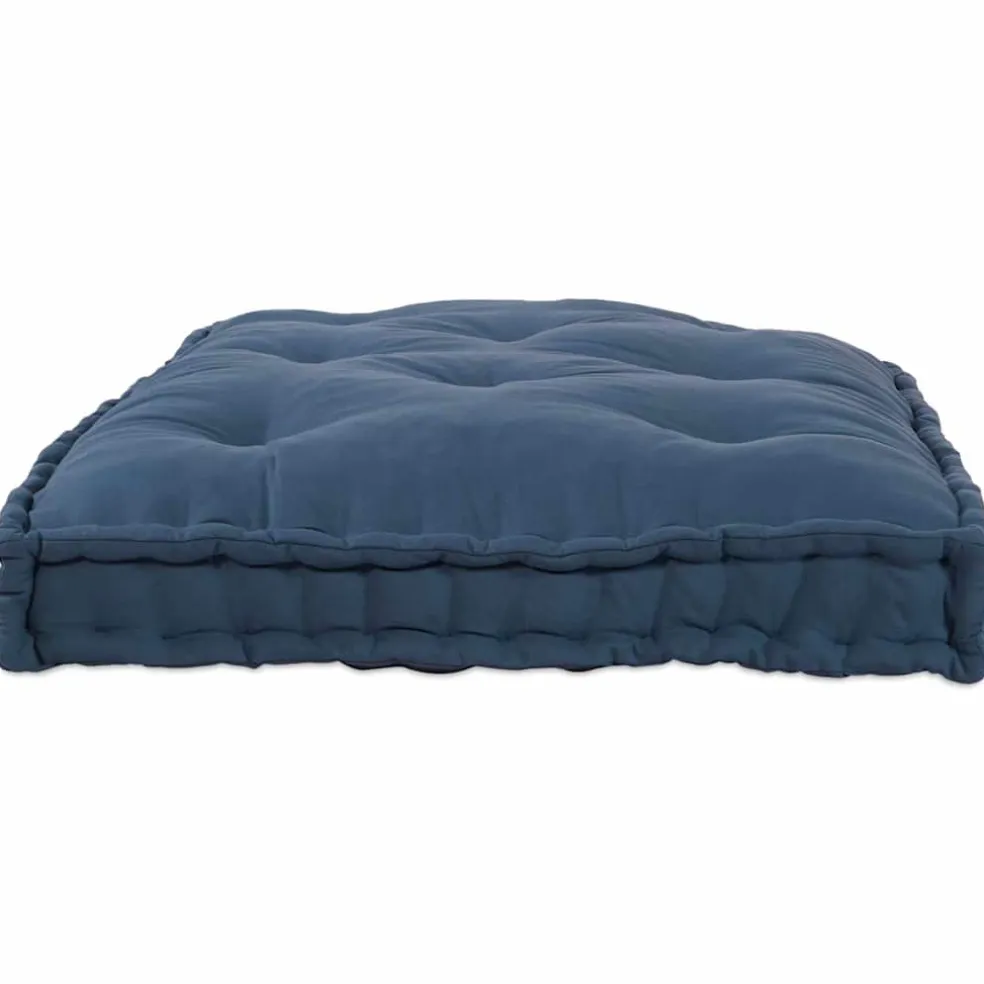 vidaXL Pallet Sofa Kussen Indigo 120 x 80 x 12 cm Stof