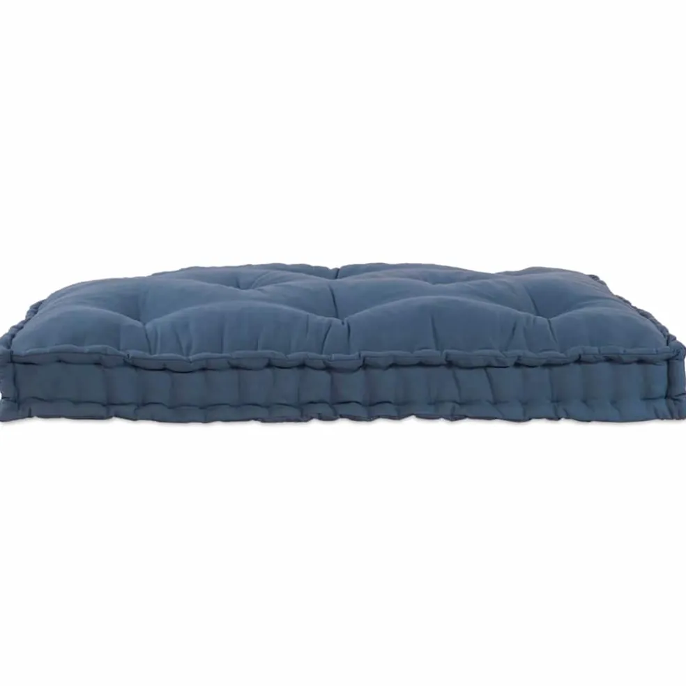 vidaXL Pallet Sofa Kussen Indigo 120 x 80 x 12 cm Stof