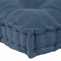 vidaXL Pallet Sofa Kussen Indigo 120 x 80 x 12 cm Stof