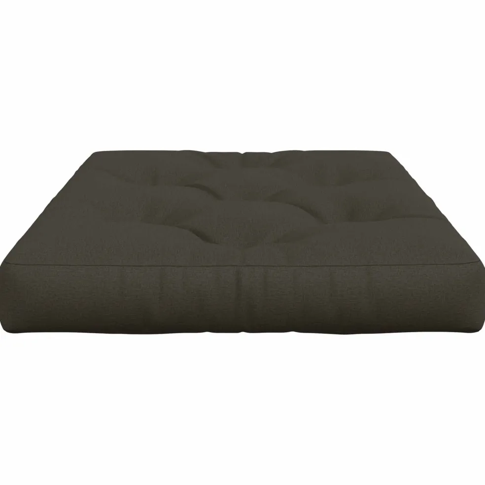 vidaXL Pallet Zitkussen VIANEN 100% Polyester Antraciet