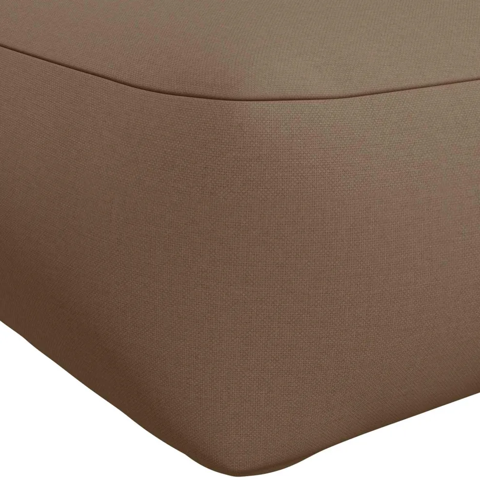 vidaXL Pallet Zitkussen VIANEN 100% Polyester Taupe 120 x 80 x 12 cm