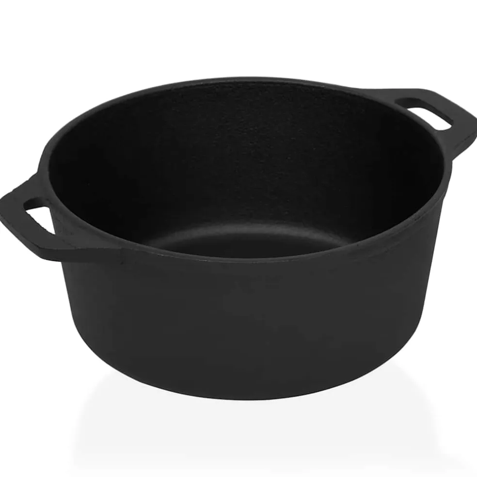 vidaXL Pan Ø26,5 cm gietijzer
