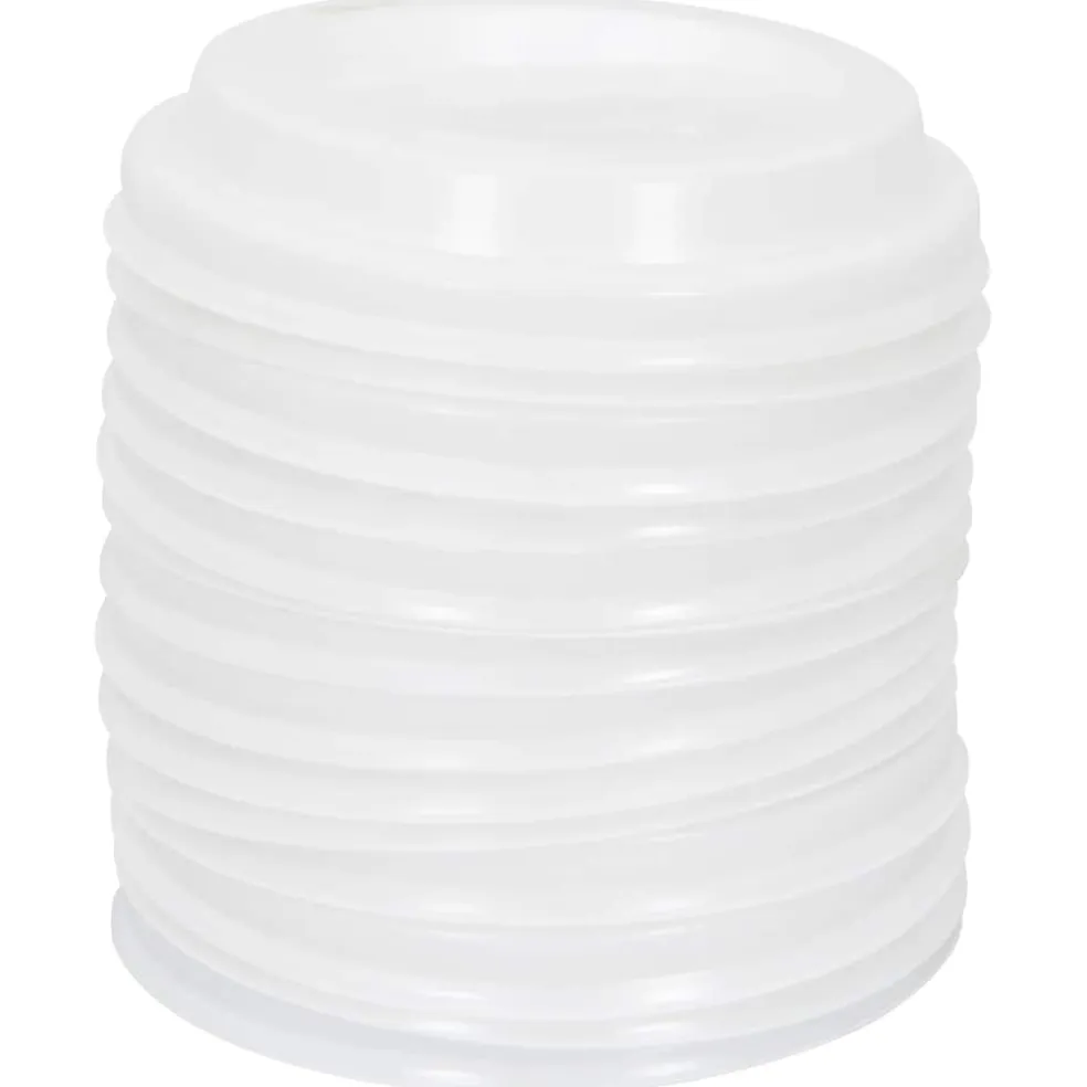 vidaXL Papieren koffiebekerdeksels Ø60 mm 4oz 1000 st kunststof wit