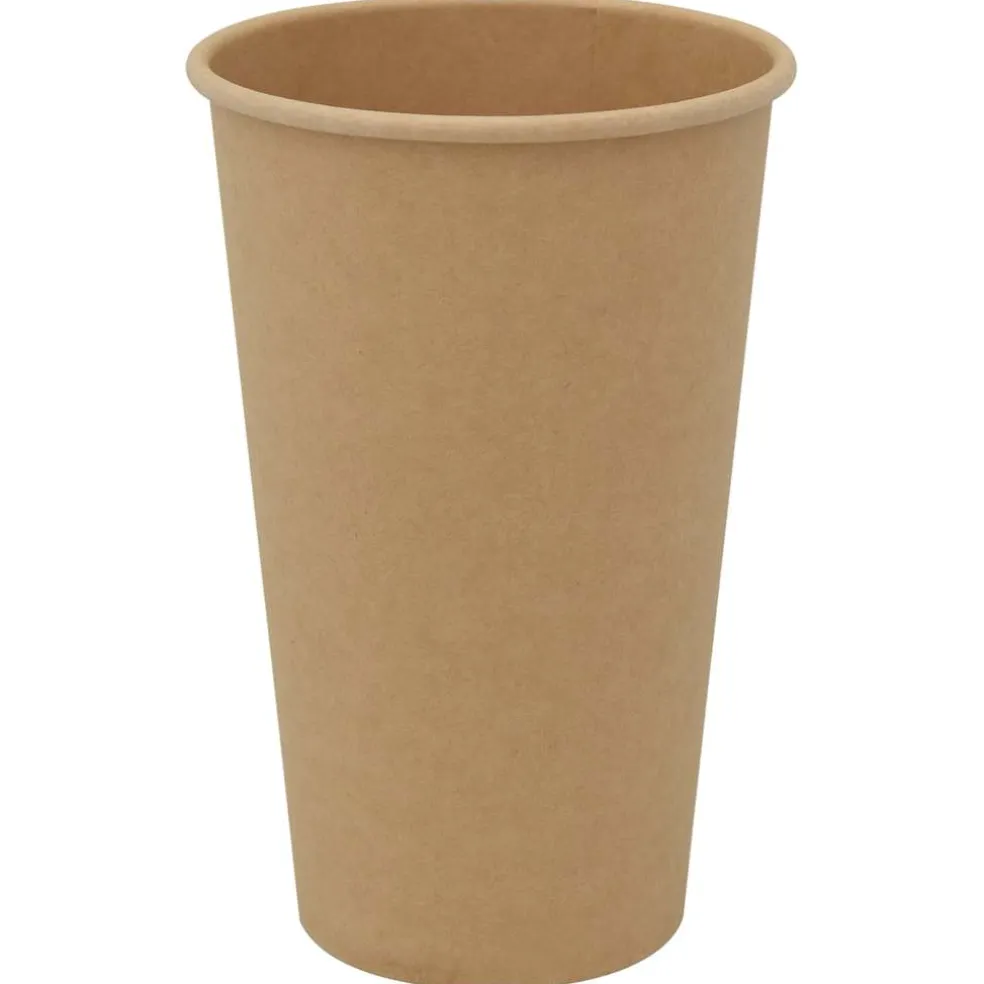 vidaXL Papieren koffiekopjes 1000 st 16oz 400 ml bruin