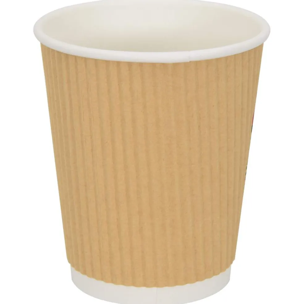 vidaXL Papieren koffiekopjes 500 st 8oz 200 ml bruin