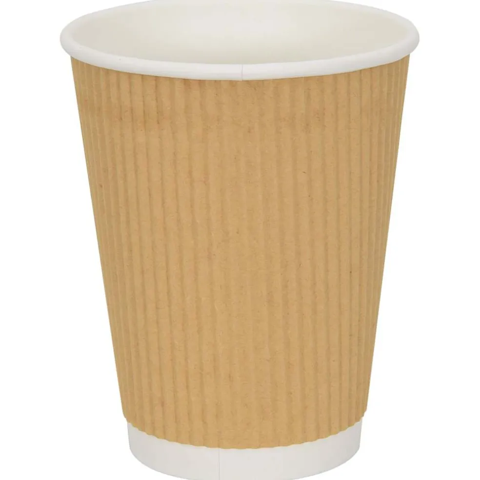 vidaXL Papieren koffiekopjes met deksel 1000 st 8oz 240 ml