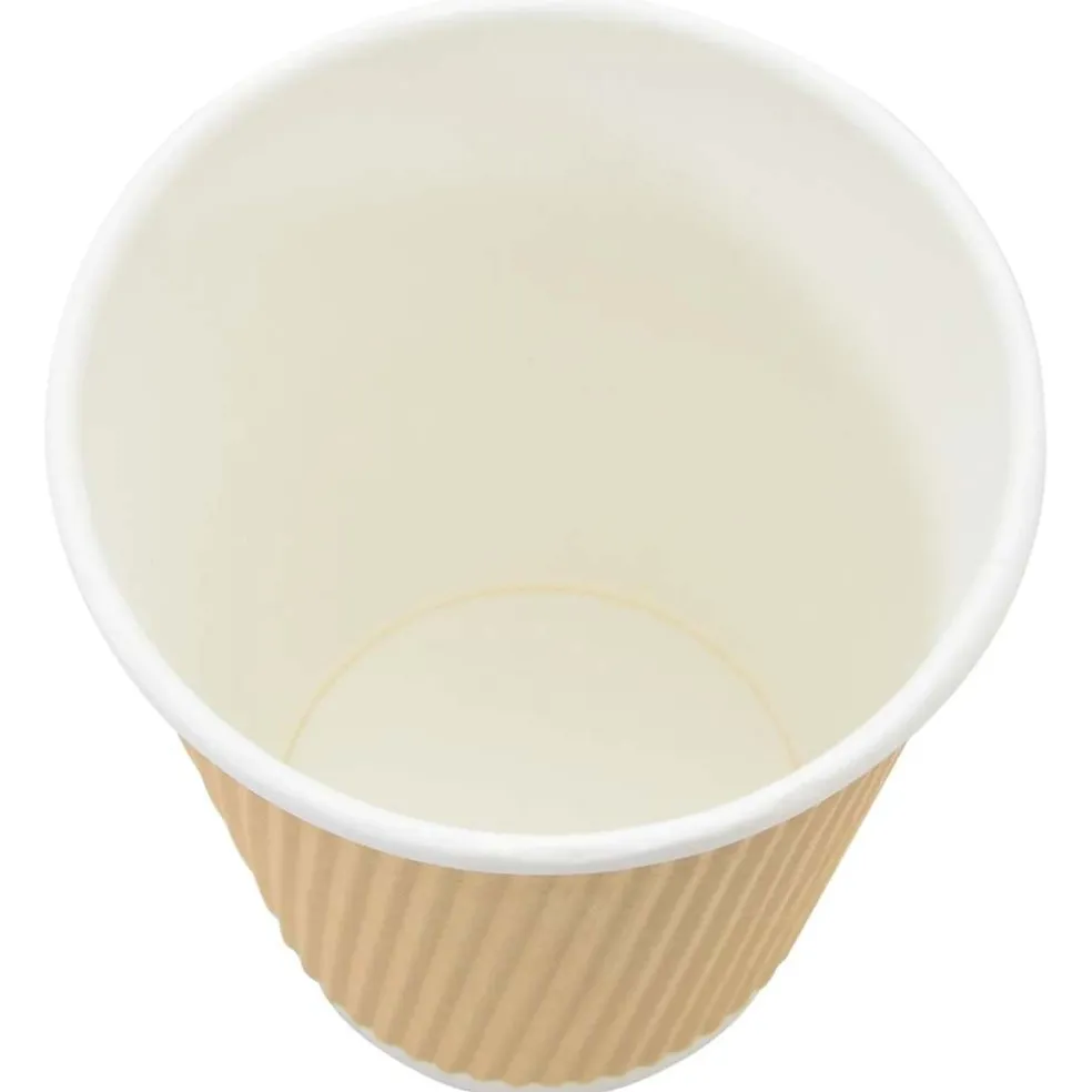 vidaXL Papieren koffiekopjes met deksel 1000 st 8oz 240 ml