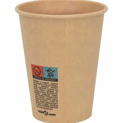 vidaXL Papieren koffiekopjes met deksel 1000 st 12oz 300 ml