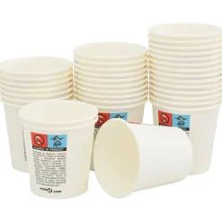 vidaXL Papieren koffiekopjes 1000 st 4oz 100 ml wit