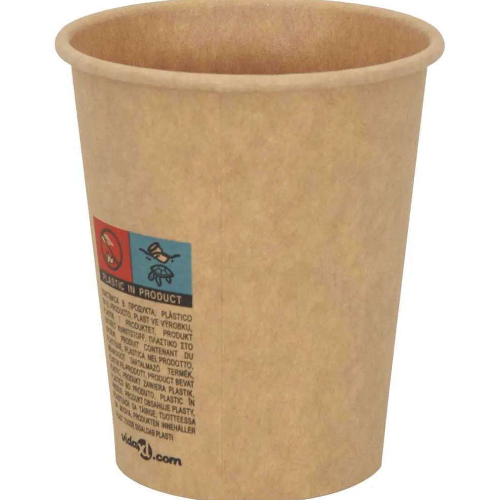 vidaXL Papieren koffiekopjes 500 st 16oz 400 ml bruin