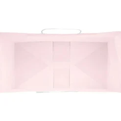 vidaXL Papieren zakjes 50 st met hengsels 21x11x28 cm roze