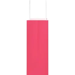 vidaXL Papieren zakjes 50 st met hengsels 21x11x28 cm roze