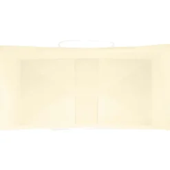 vidaXL Papieren zakken 50 st met hengsels 32x17x25 cm geel