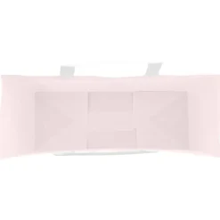 vidaXL Papieren zakken 50 st met hengsels 45x17x48 cm roze