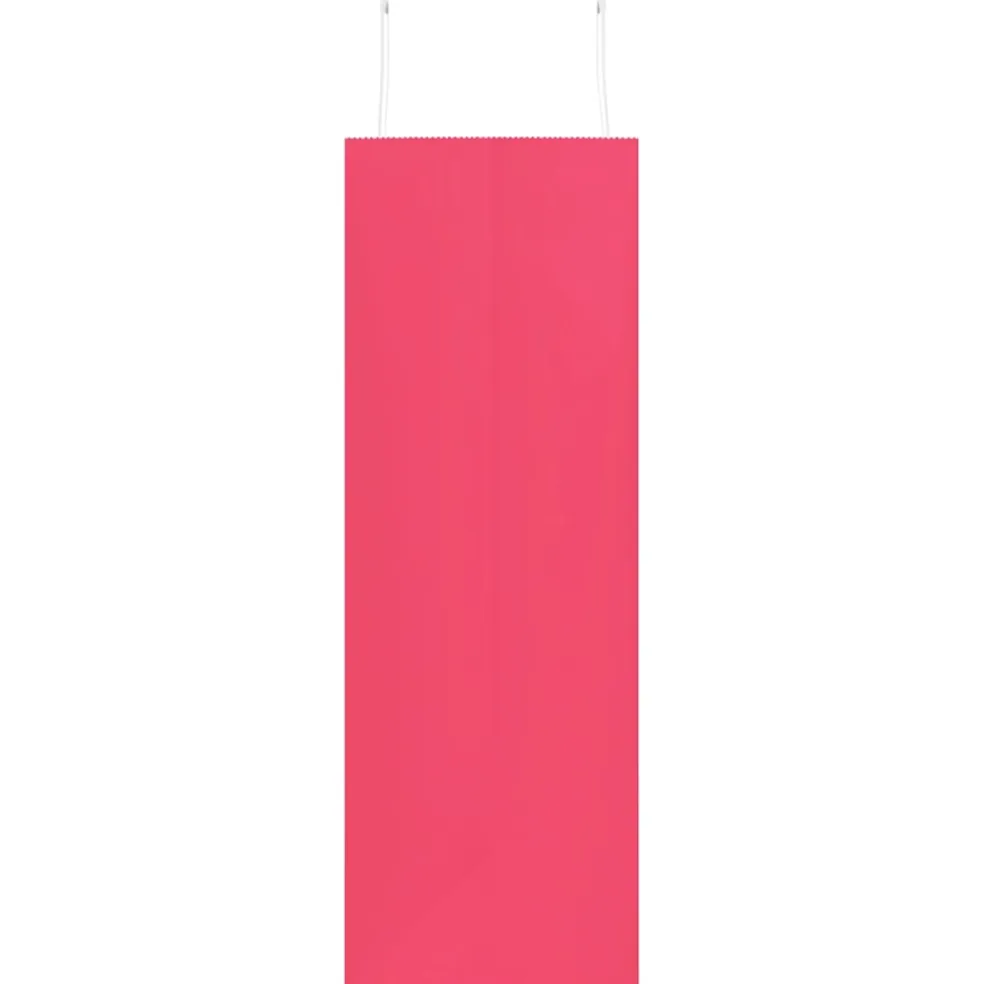 vidaXL Papieren zakken 50 st met hengsels 45x17x48 cm roze