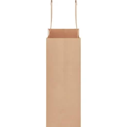vidaXL Papieren zakken 50 st met hengsels 18x8x22 cm bruin