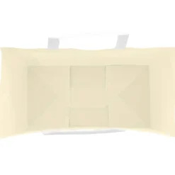 vidaXL Papieren zakken 50 st met hengsels 32x17x25 cm geel