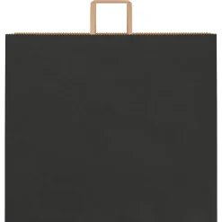 vidaXL Papieren zakken 250 st met hengsels 54x15x49 cm zwart