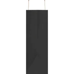 vidaXL Papieren zakken 250 st met hengsels 54x15x49 cm zwart
