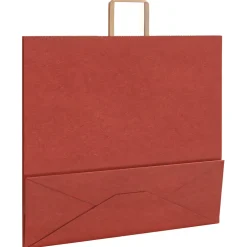 vidaXL Papieren zakken 250 st met hengsels 54x15x49 cm rood