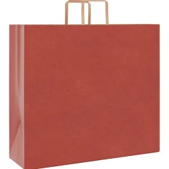 vidaXL Papieren zakken 250 st met hengsels 54x15x49 cm rood