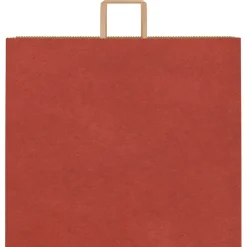 vidaXL Papieren zakken 250 st met hengsels 54x15x49 cm rood