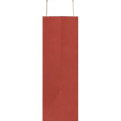 vidaXL Papieren zakken 250 st met hengsels 54x15x49 cm rood