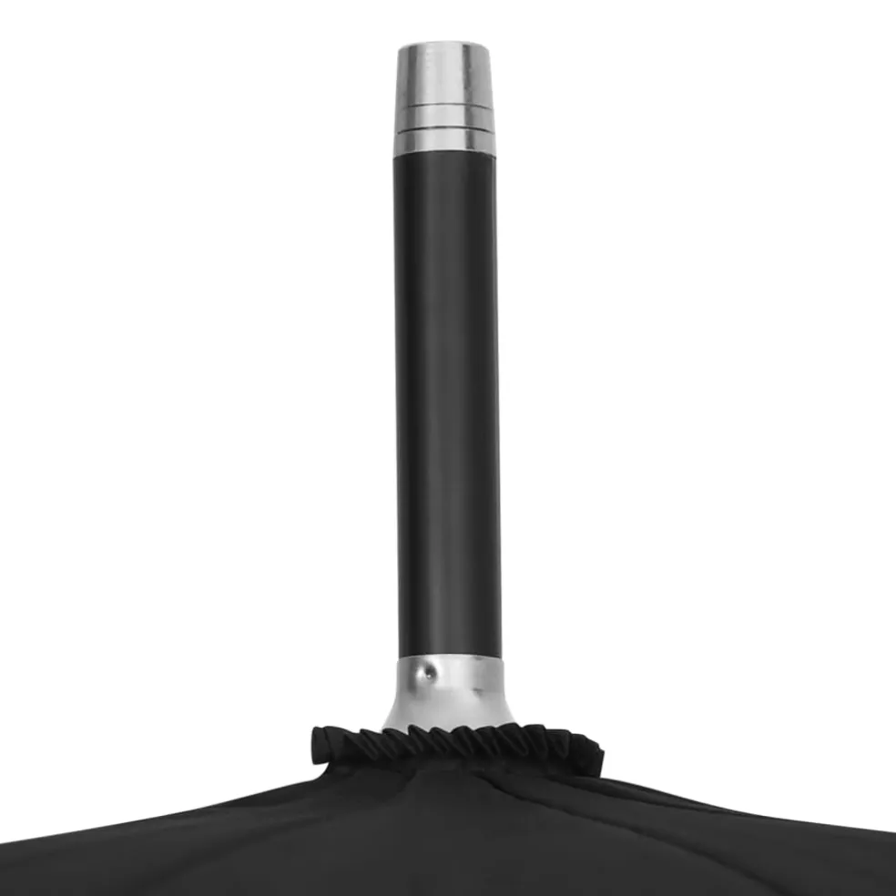 vidaXL Paraplu automatisch 105 cm zwart