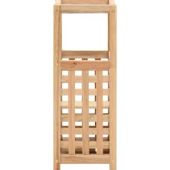vidaXL Paraplubak 18x18x50 cm massief walnotenhout