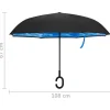 vidaXL Paraplu C-handgreep 108 cm zwart