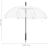 vidaXL Paraplu 100 cm transparant