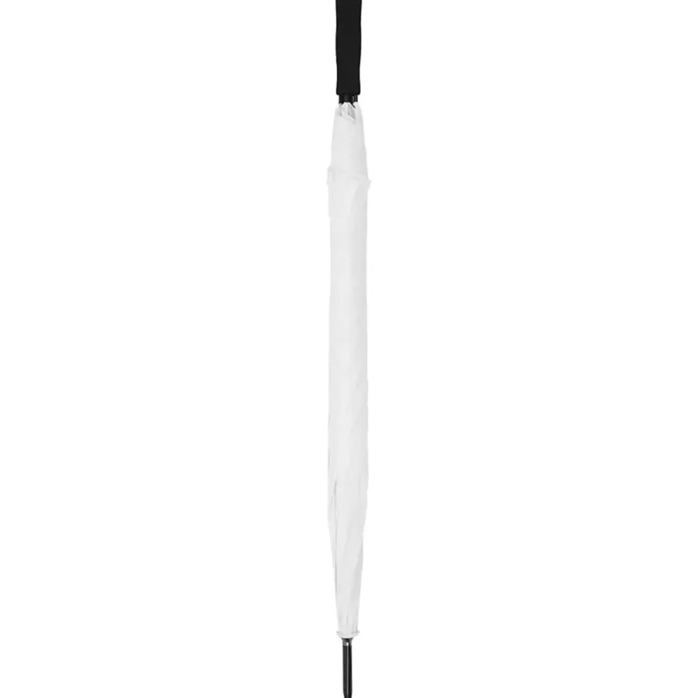 vidaXL Paraplu 130 cm wit