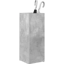 vidaXL Paraplu Standaard Beton Grijs 25 x 24,5 x 64 cm Bewerkt hout