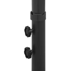vidaXL Parasol dubbel met stalen paal 600x300 cm groen