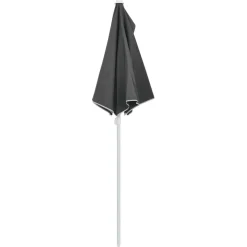 vidaXL Parasol half met paal 180x90 cm antracietkleurig