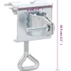 vidaXL Parasolklemmen voor balkon 2 st 32 mm gegalvaniseerd staal