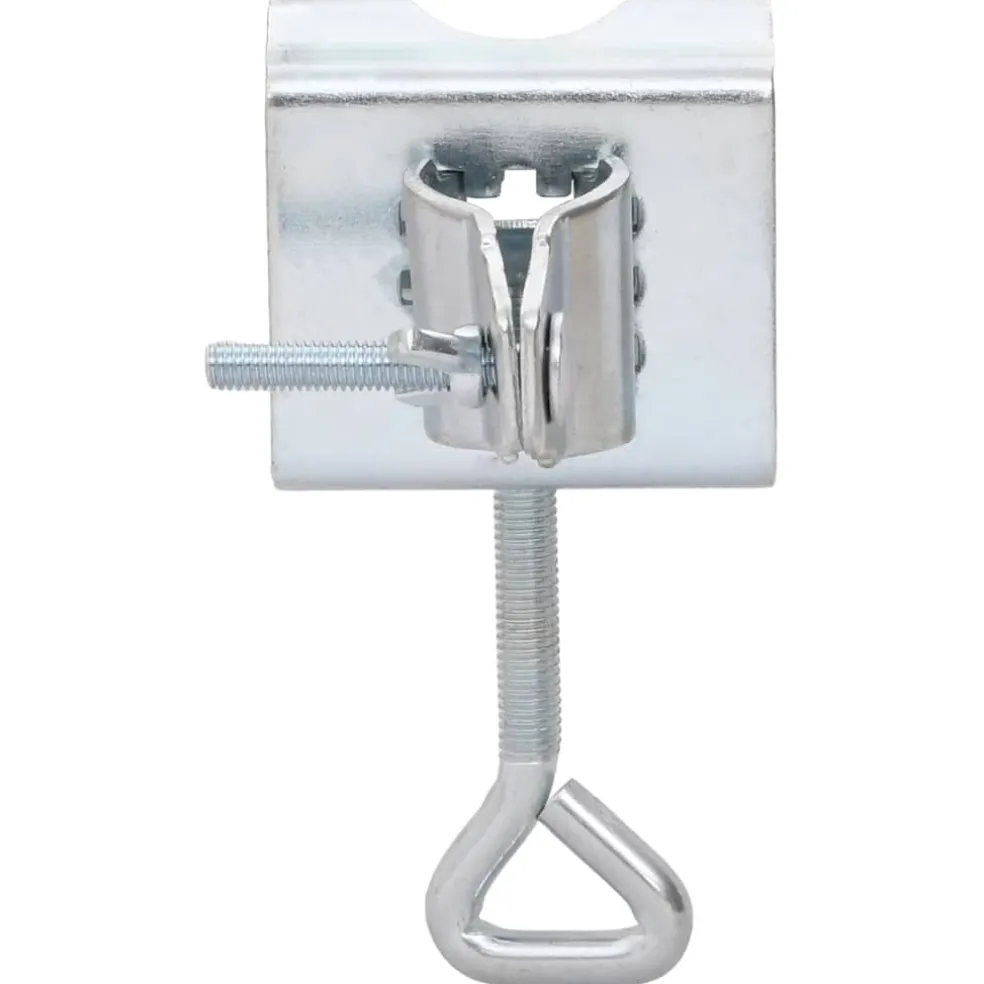 vidaXL Parasolklemmen voor balkon 2 st 32 mm gegalvaniseerd staal