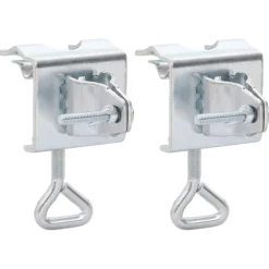 vidaXL Parasolklemmen voor balkon 2 st 32 mm gegalvaniseerd staal