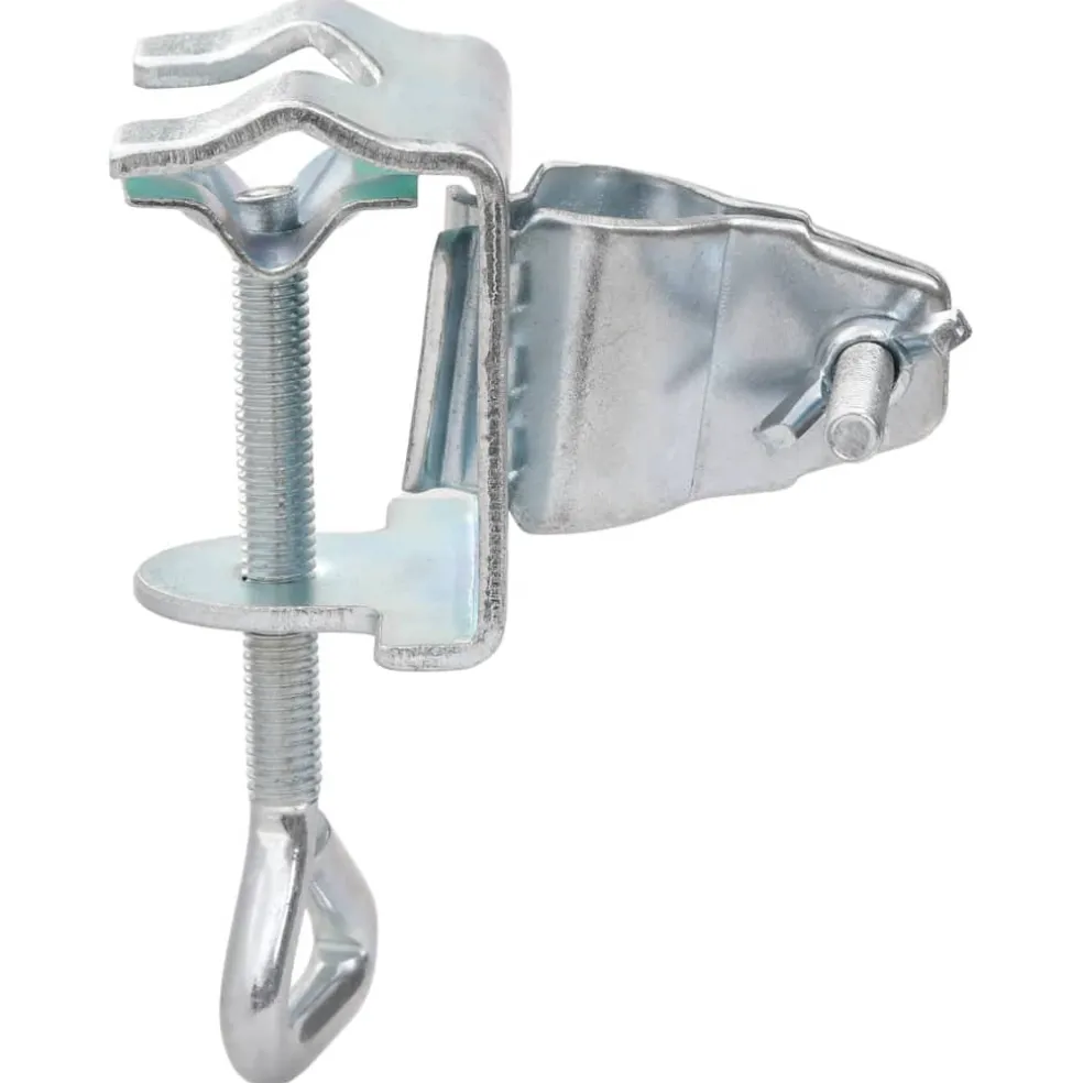 vidaXL Parasolklemmen voor balkon 2 st 32 mm gegalvaniseerd staal