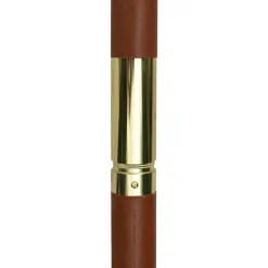 vidaXL Parasol met houten paal 200x300 cm antraciet