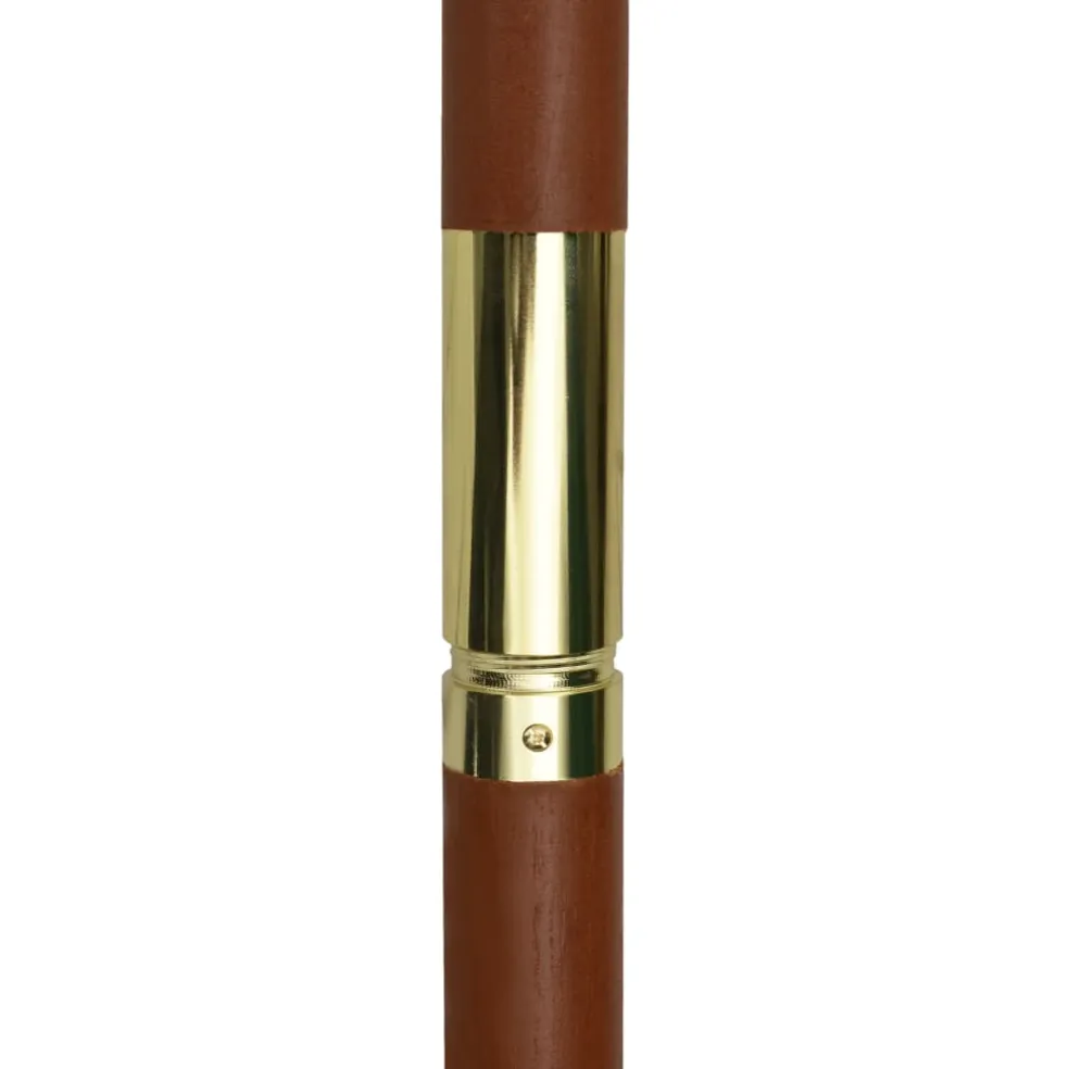 vidaXL Parasol met houten paal 200x300 cm antraciet