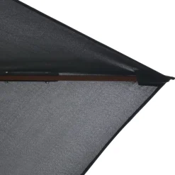 vidaXL Parasol met houten paal 200x300 cm antraciet