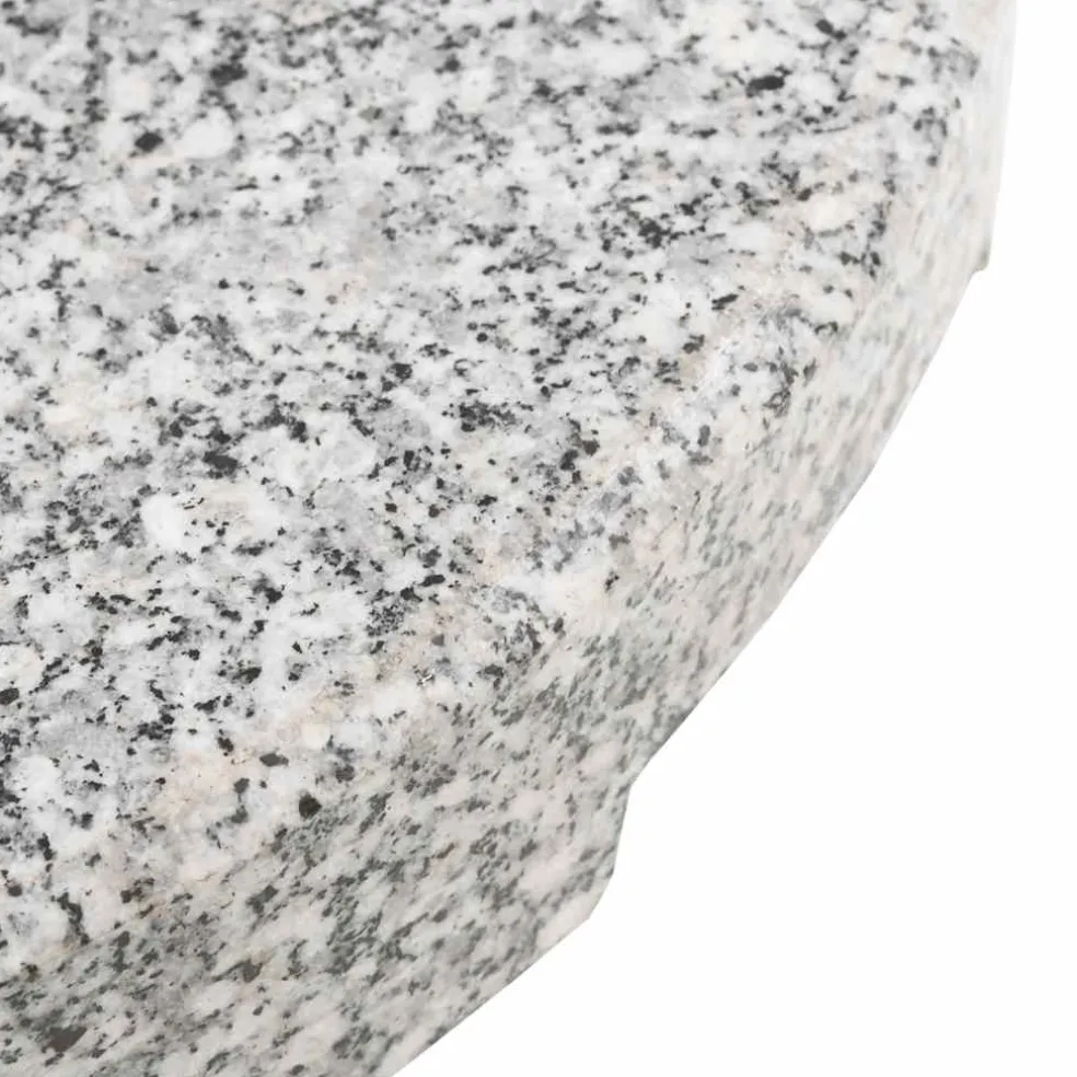 vidaXL Parasolvoet rond 20 kg graniet