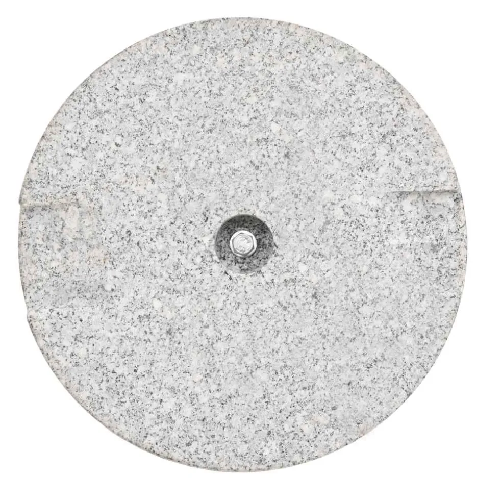 vidaXL Parasolvoet rond 20 kg graniet