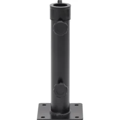 vidaXL Parasolvoet voor Ø38/48 mm stok staal matzwart