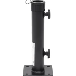 vidaXL Parasolvoet voor Ø38/48 mm stok staal matzwart