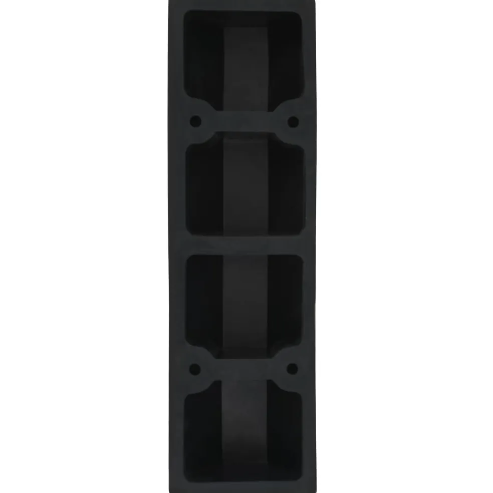 vidaXL Parkeerblokken 49x15x9 cm rubber 2 st