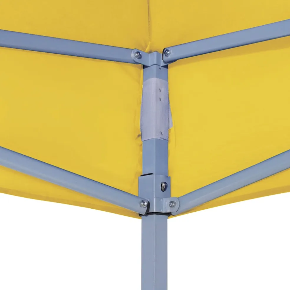 vidaXL Partytentdak 270 g/m² 3x3 m geel