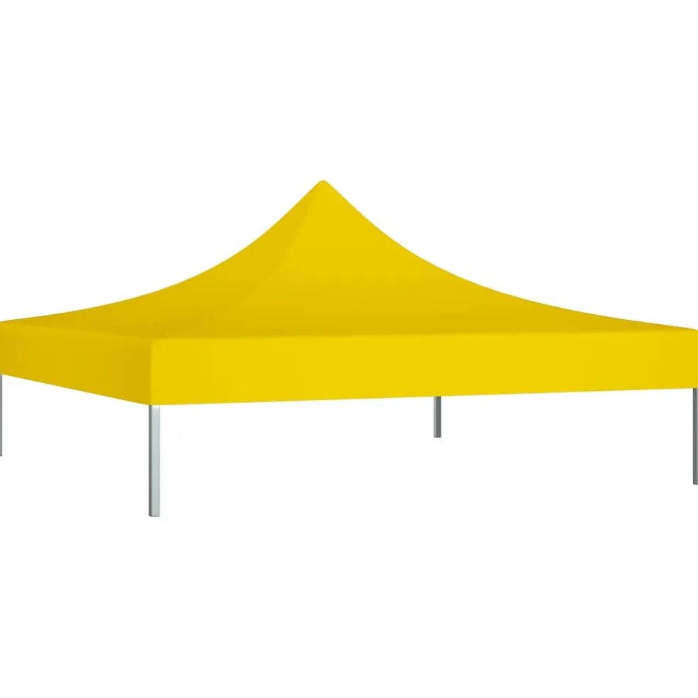 vidaXL Partytentdak 270 g/m² 3x3 m geel